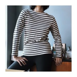 MUJI Boat Neck Stripes